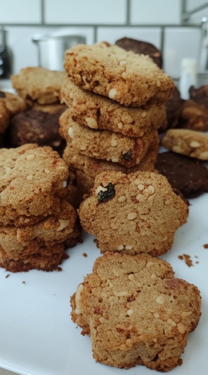 ডায়েট নারকেল-আলমন্ড কুকিজ