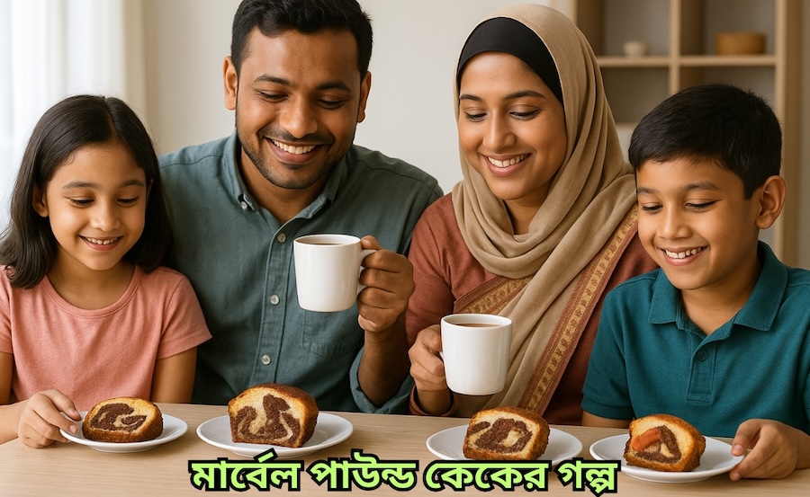 মার্বেল পাউন্ড কেক — এক টুকরো মিষ্টি স্বাদের শিল্প